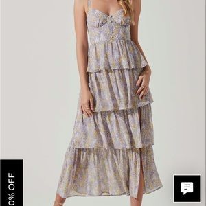 ASTR The Label Midsummer Floral Tiered Maxi Dress